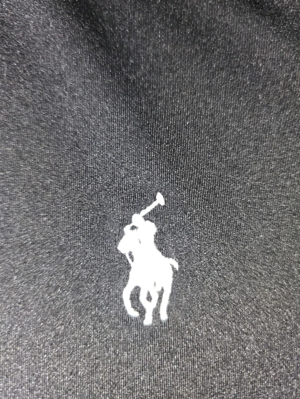XL - Ralph Lauren Men's Black Short-Sleeve Polo with White Pony. (PRISTINE)